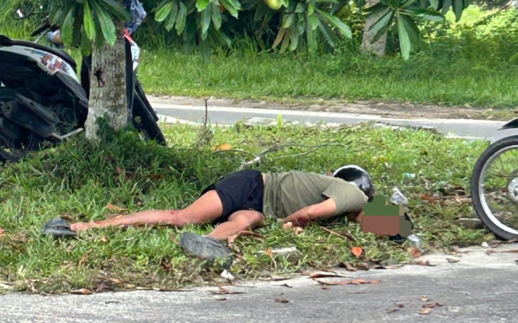 Diduga di Bawah Pengaruh Alkohol, Seorang Pemuda Terjatuh di Bundaran Obor