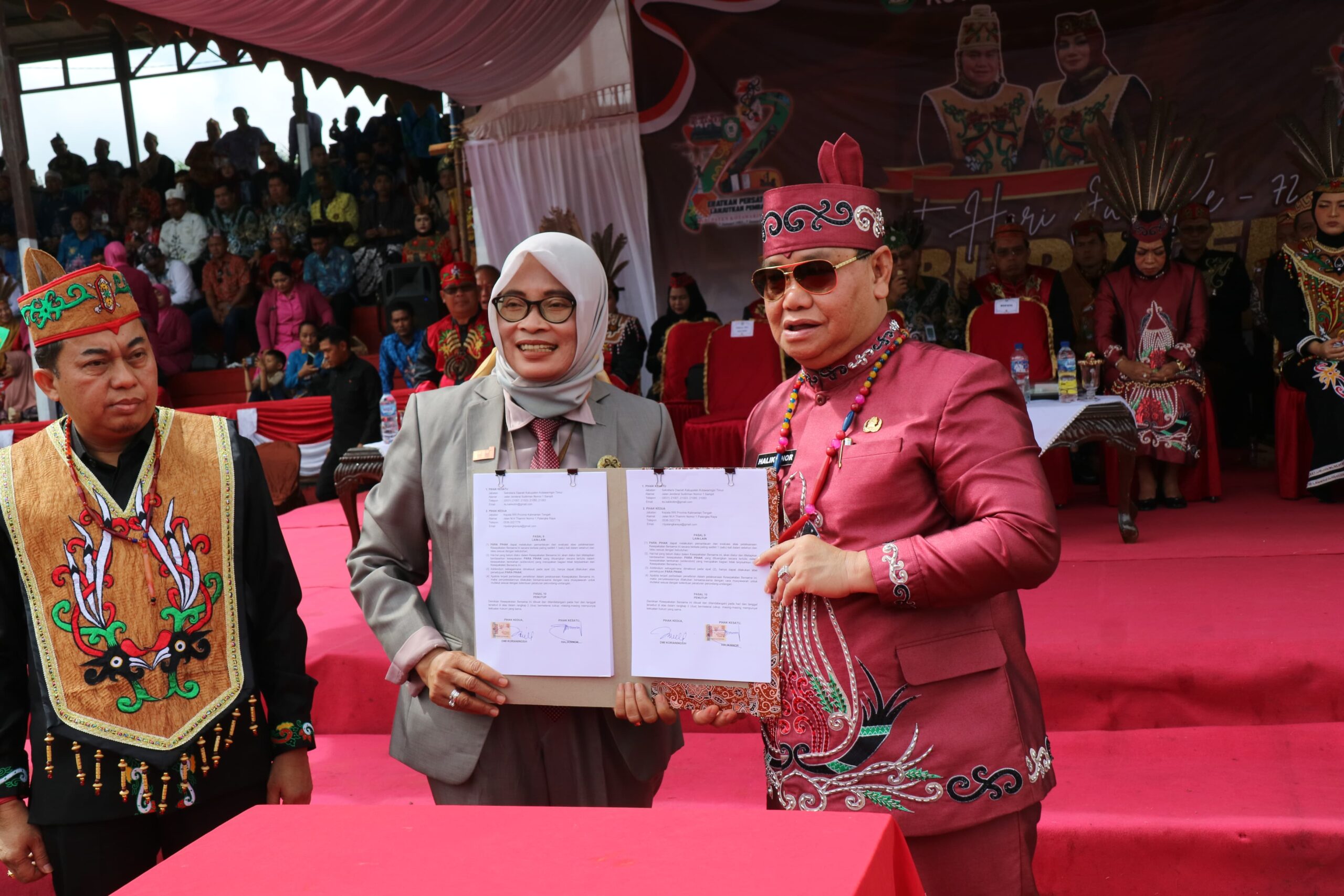 Pemkab Kotim Hibahkan Tanah 100 Meter untuk Pembangunan pemancar RRI di Baamang