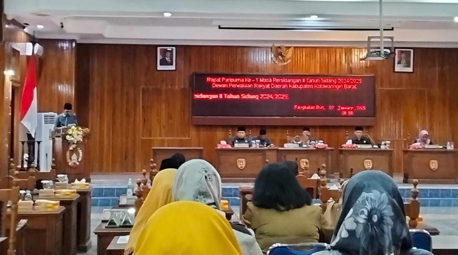 Strategi Pembangunan Awal Tahun, DPRD Kobar Laksanakan Rapat Paripurna Ke-I