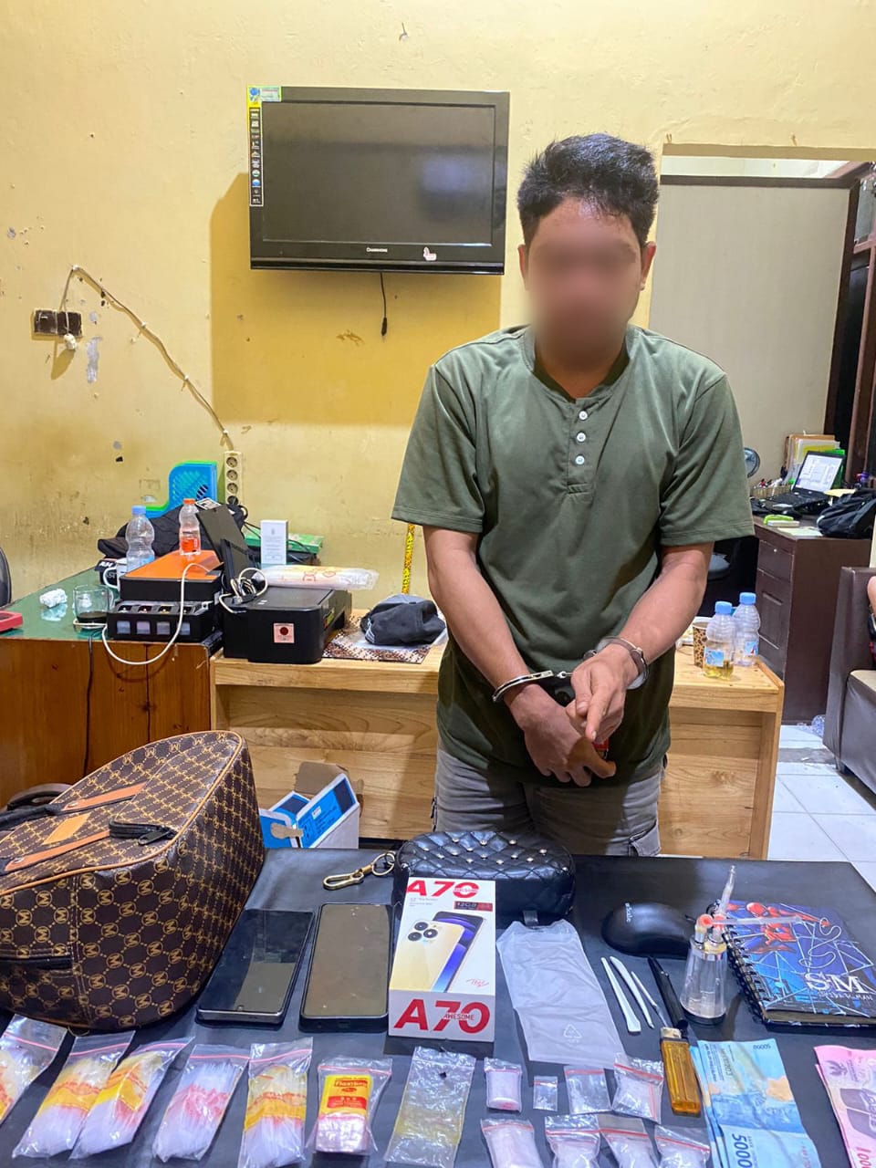 Polres Katingan Ungkap Kasus Peredaran Sabu, Pelaku dan Barang Bukti Diamankan