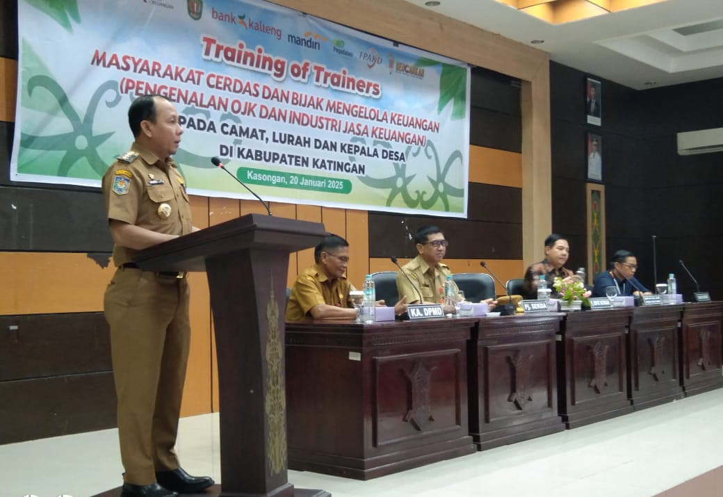 Akselerasi Literasi Keuangan di Katingan, Pemkab Gelar Pelatihan untuk Perangkat Desa