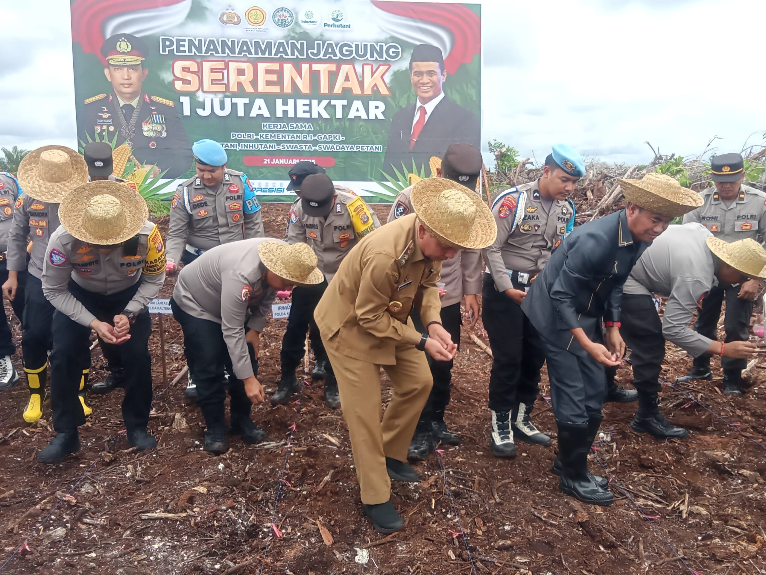 Pj Bupati Katingan Dukung Program Nasional Penanaman Jagung Serentak 1 Juta Hektar