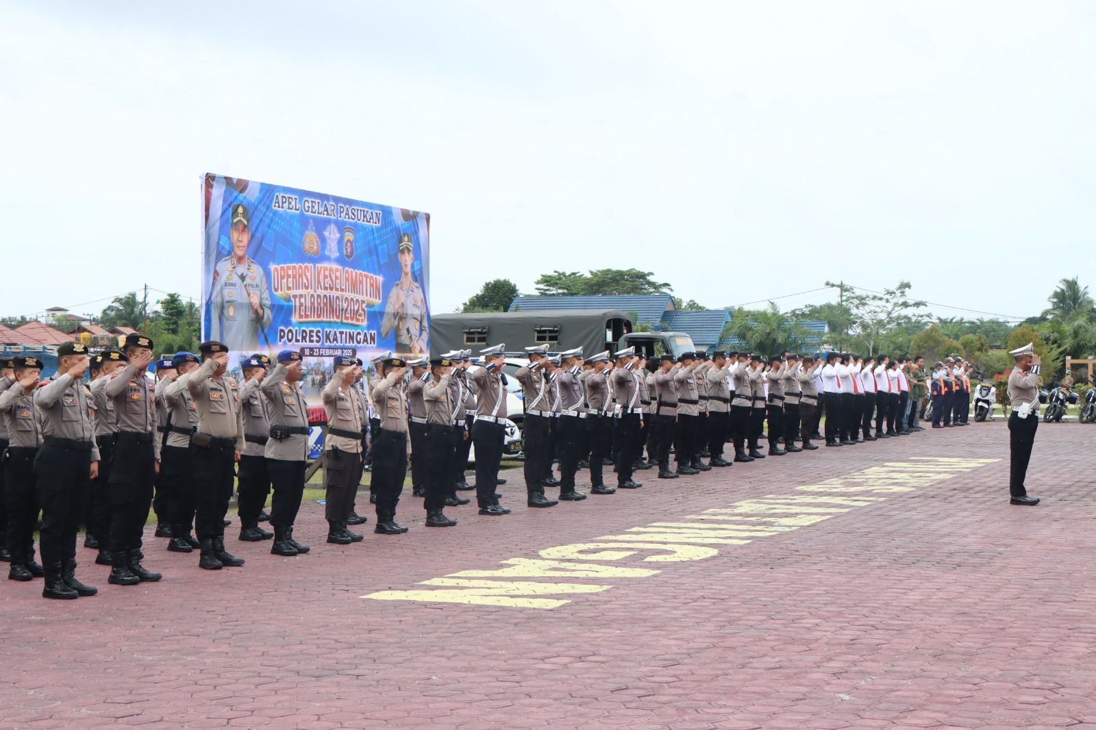 Turunkan Angka Lakalantas, Polres Katingan Gelar Operasi Telabang 2025