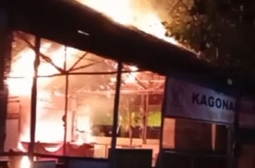 Lupa Matikan Kompor, Dapur Rumah Makan Kagonangan Pangkalan Bun Dilalap Api