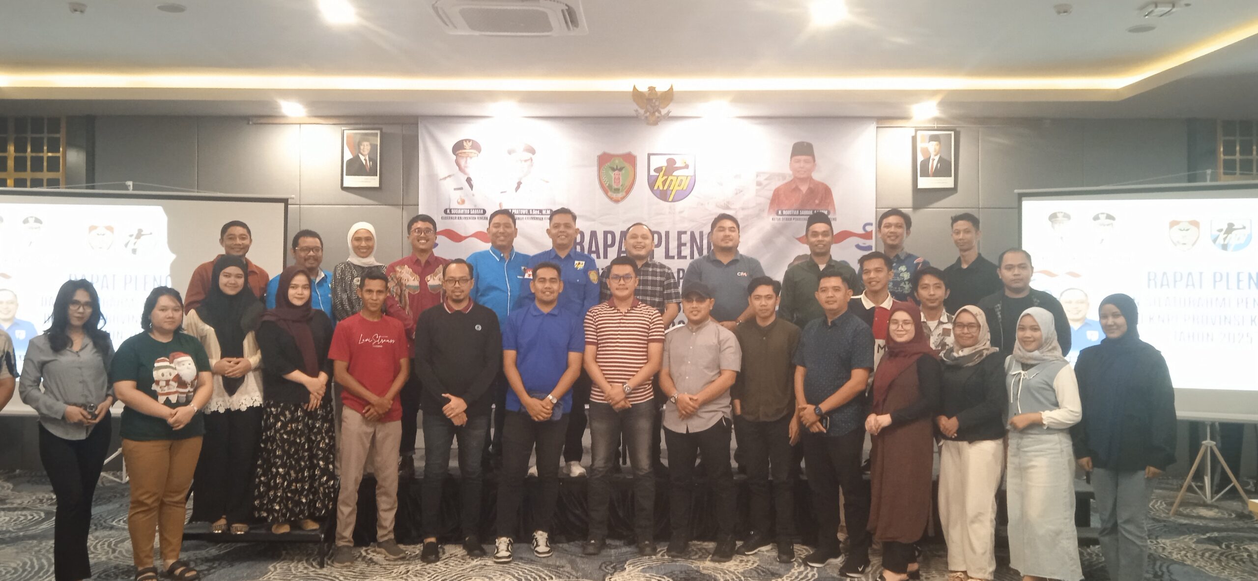 Rapat Pleno KNPI Kalteng, Sinergi dan Dukungan untuk Kepala Daerah Diperkuat