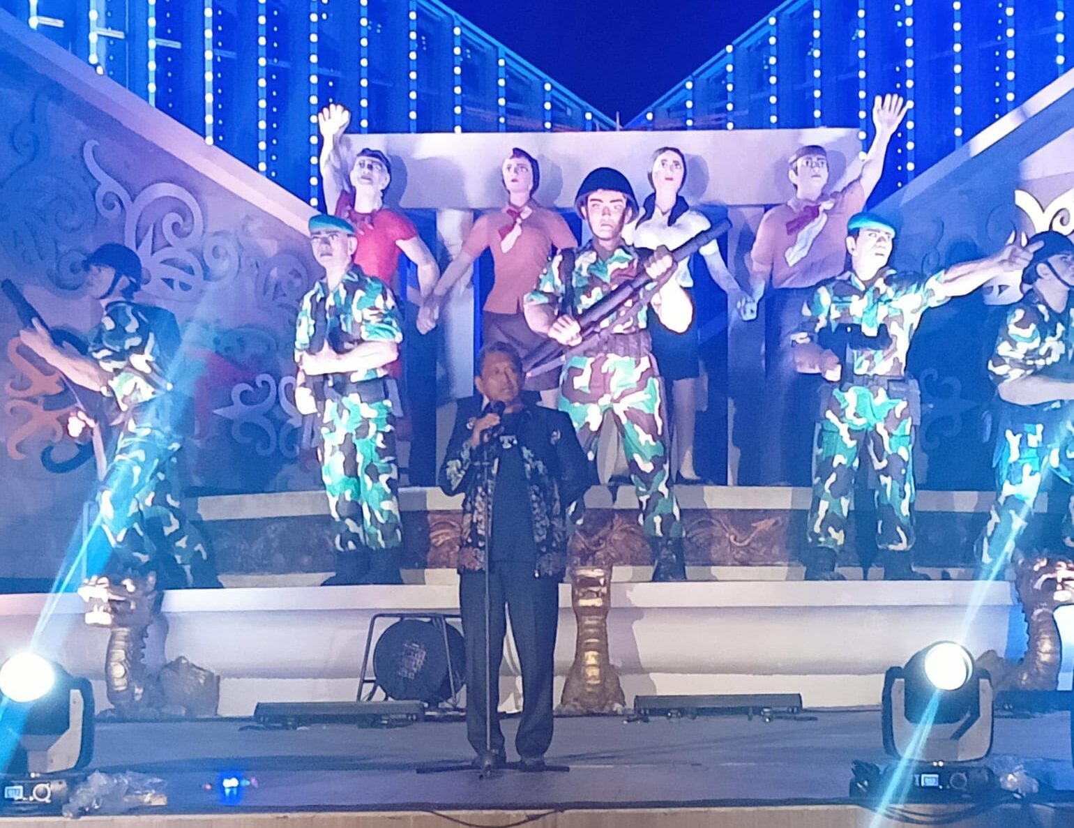 Pemprov Kalteng Gelar Pentas Seni di Bundaran Besar, Hiburan Awal Tahun 2025