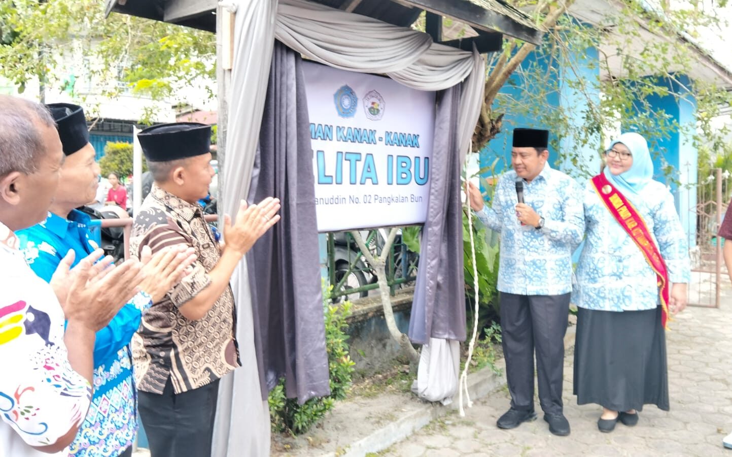 Resmikan TK Pelita Ibu, Pj Bupati: Upaya Pemkab Kobar Wujudkan Pendidikan Berkualitas