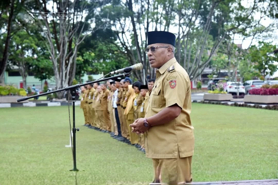 Hari Perdana Bertugas, Wabup Suyanto Pimpin Apel dan Tegaskan Sinergi ASN