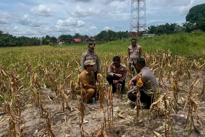 Polres Katingan Launching Program Pekarangan Pangan Lestari