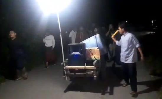 Patroli Sahur Kreatif, Remaja Kumai Tabuh Barang Bekas Keliling Kampung