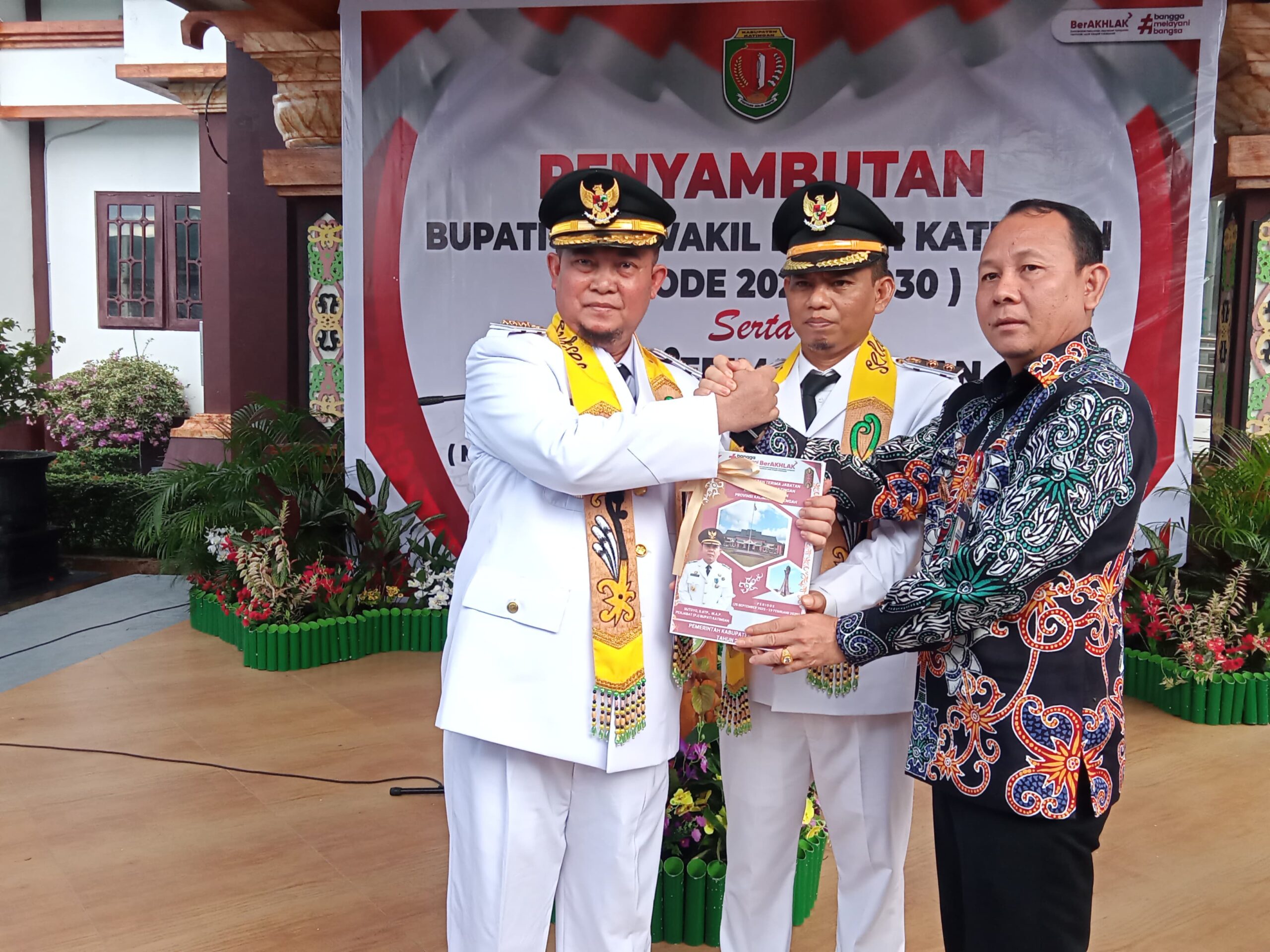 Sotuyo Serahkan Jabatan, Saiful Janjikan Katingan Lebih Maju