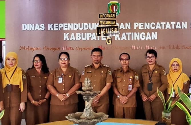 Kunjungi Dukcapil, Wabup Katingan: Pelayanan Berjalan Cepat dan Lancar
