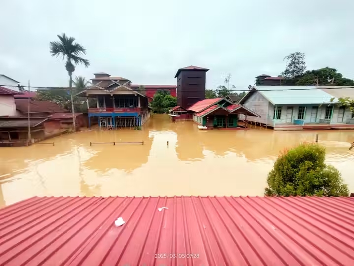 Lima Kecamatan di Katingan Terendam Banjir, BPBD Imbau Warga Waspada