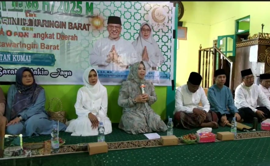Bupati Nurhidayah Safari Ramadan di Desa Pangkalan 1, Tegaskan Komitmen Membangun Kobar