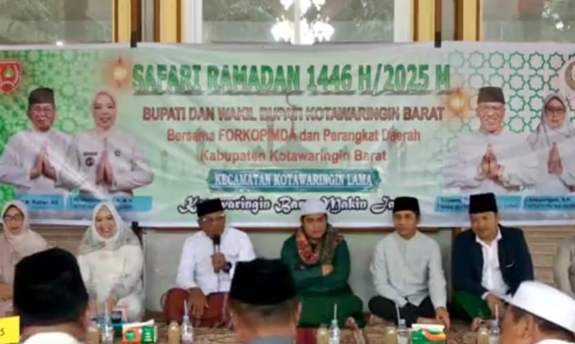Anggota DPRD Kobar Toha Hadiri Safari Ramadan Bersama Bupati di Kotawaringin Lama