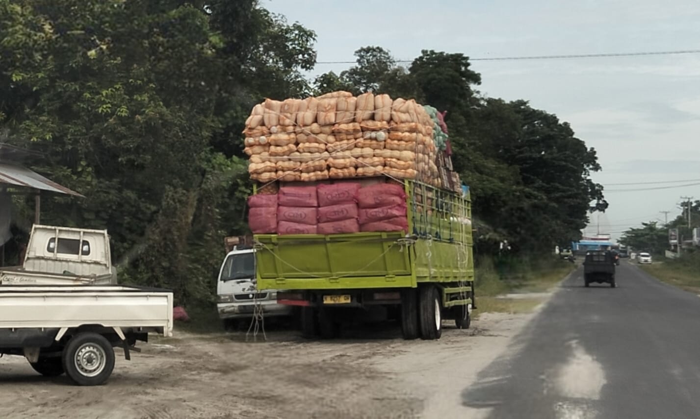 Bongkar Muat di Pinggir Jalan Utama Pasir Panjang Resahkan Warga