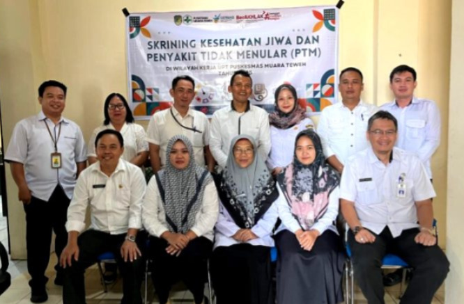Dukung kinerja pegawai, Disdukcapil Barito Utara lakukan pemeriksaan kesehatan