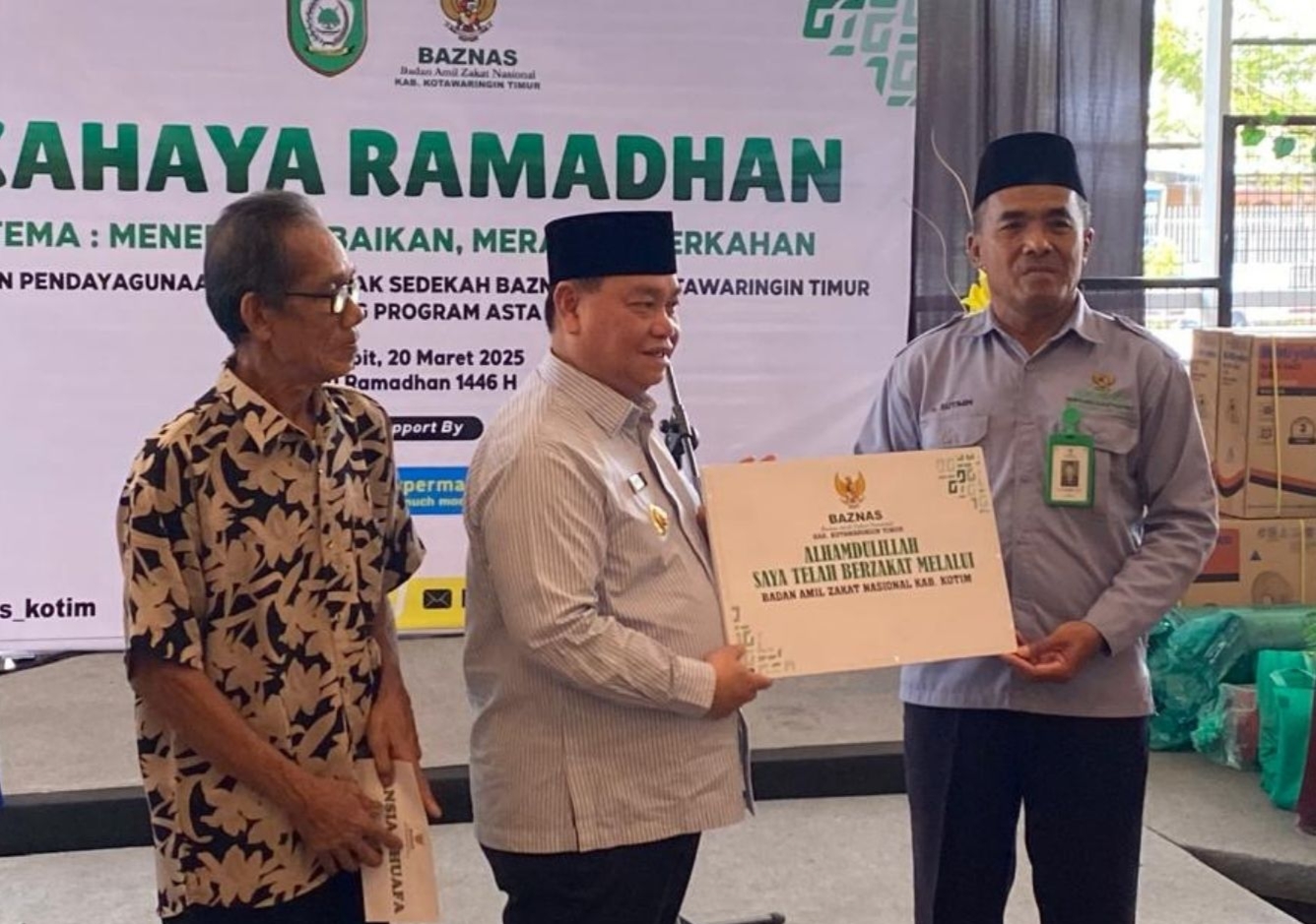 Bupati Kotim Apresiasi Baznas yang Berkomitmen Membantu Sesama