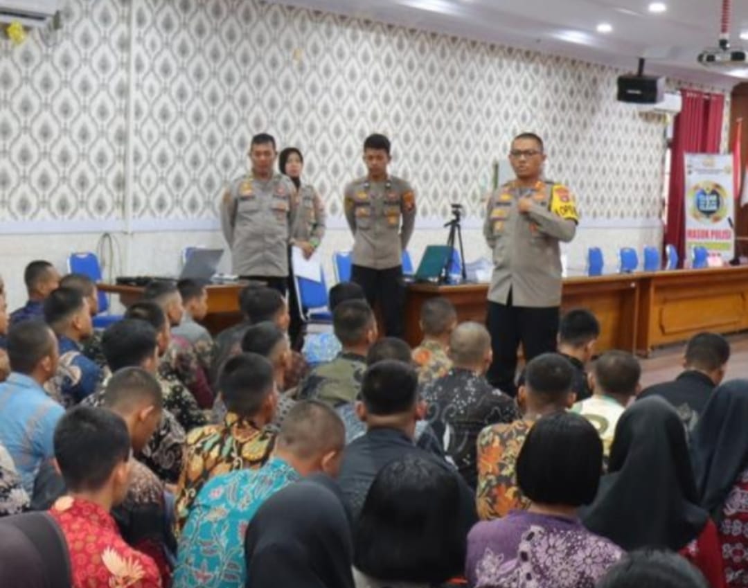 Kapolres Kobar Tekankan Integritas dan Semangat Juang kepada Calon Siswa Polri