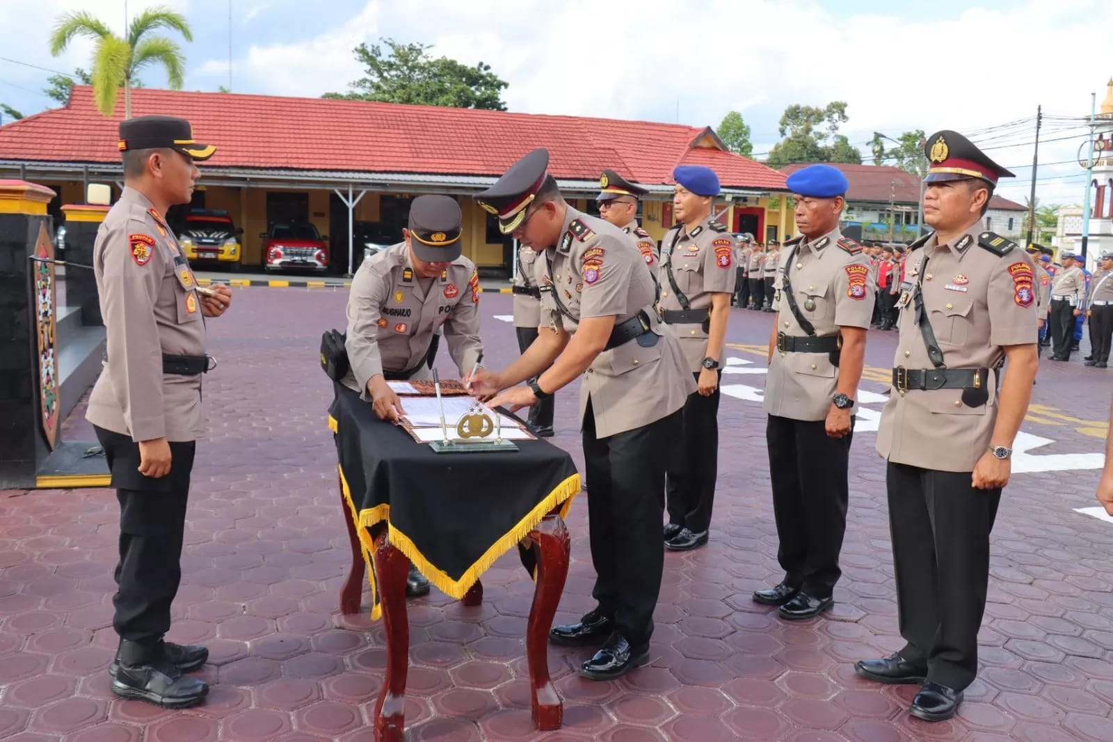 Rotasi Pejabat Utama Polres Kobar, Kapolres: Jaga Stabilitas dan Pelayanan Maksimal