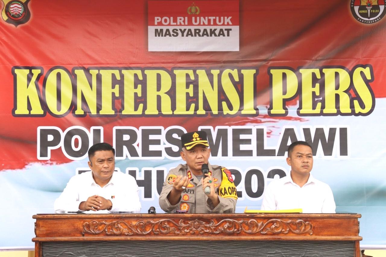 Polres Melawi Berhasil Ungkap Kasus Narkoba dan Prostitusi Selama Ramadan