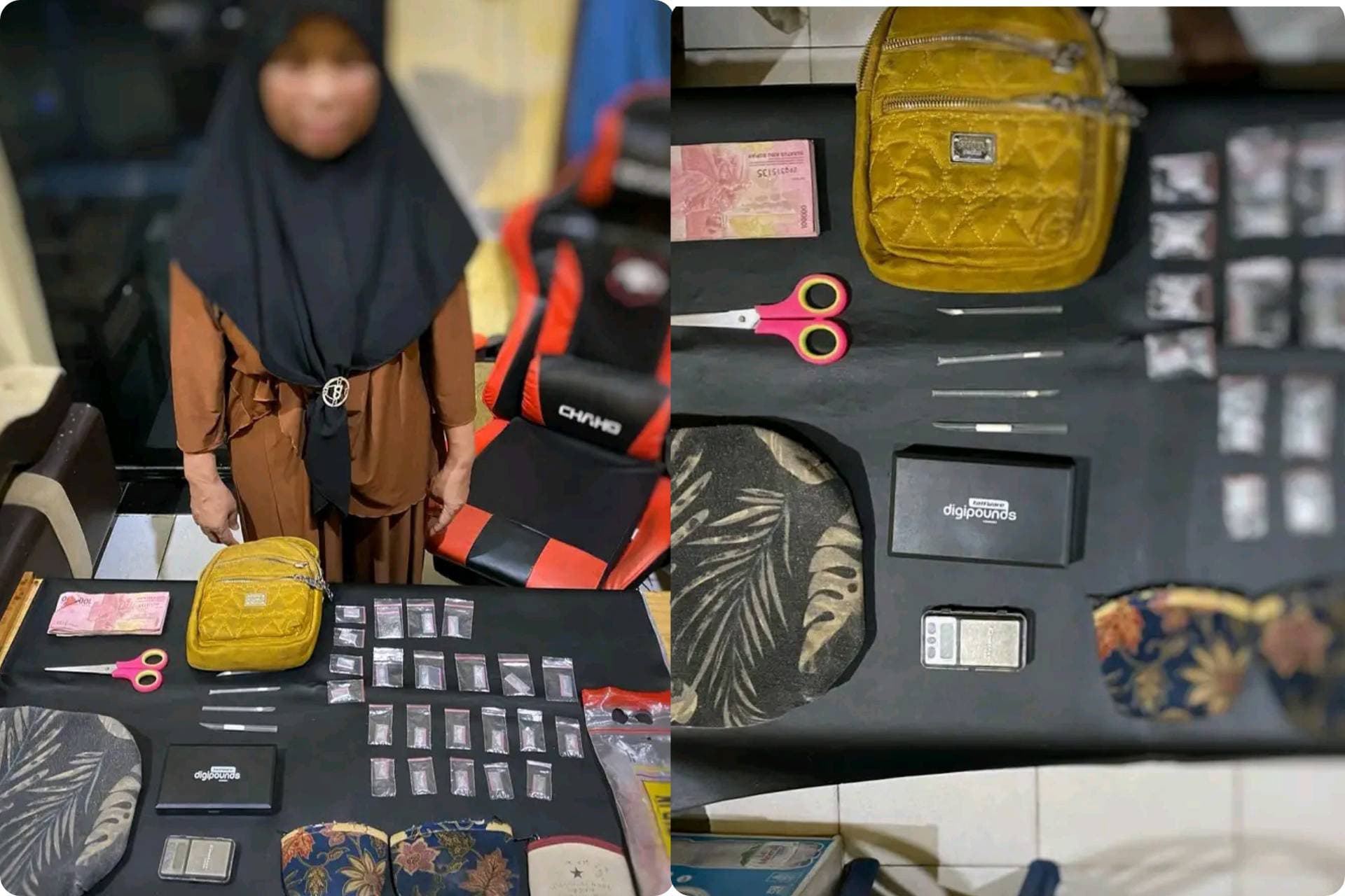 Jual Sabu di Desa Subur Indah, Seorang Wanita Ditangkap Menjelang Lebaran
