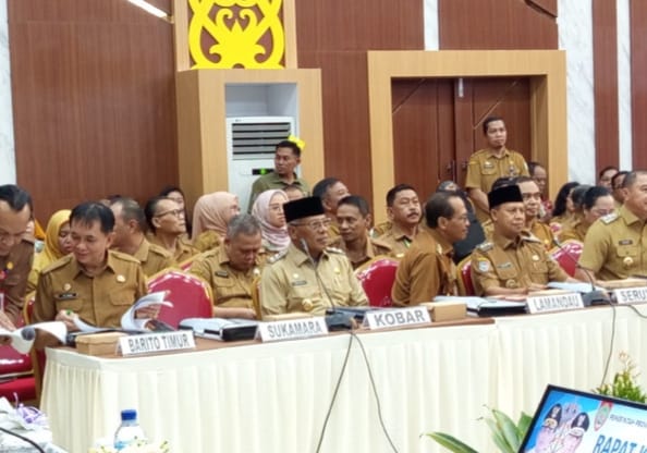 Wabup Kobar Hadiri Rakor Percepatan Penurunan Stunting se-Kalteng