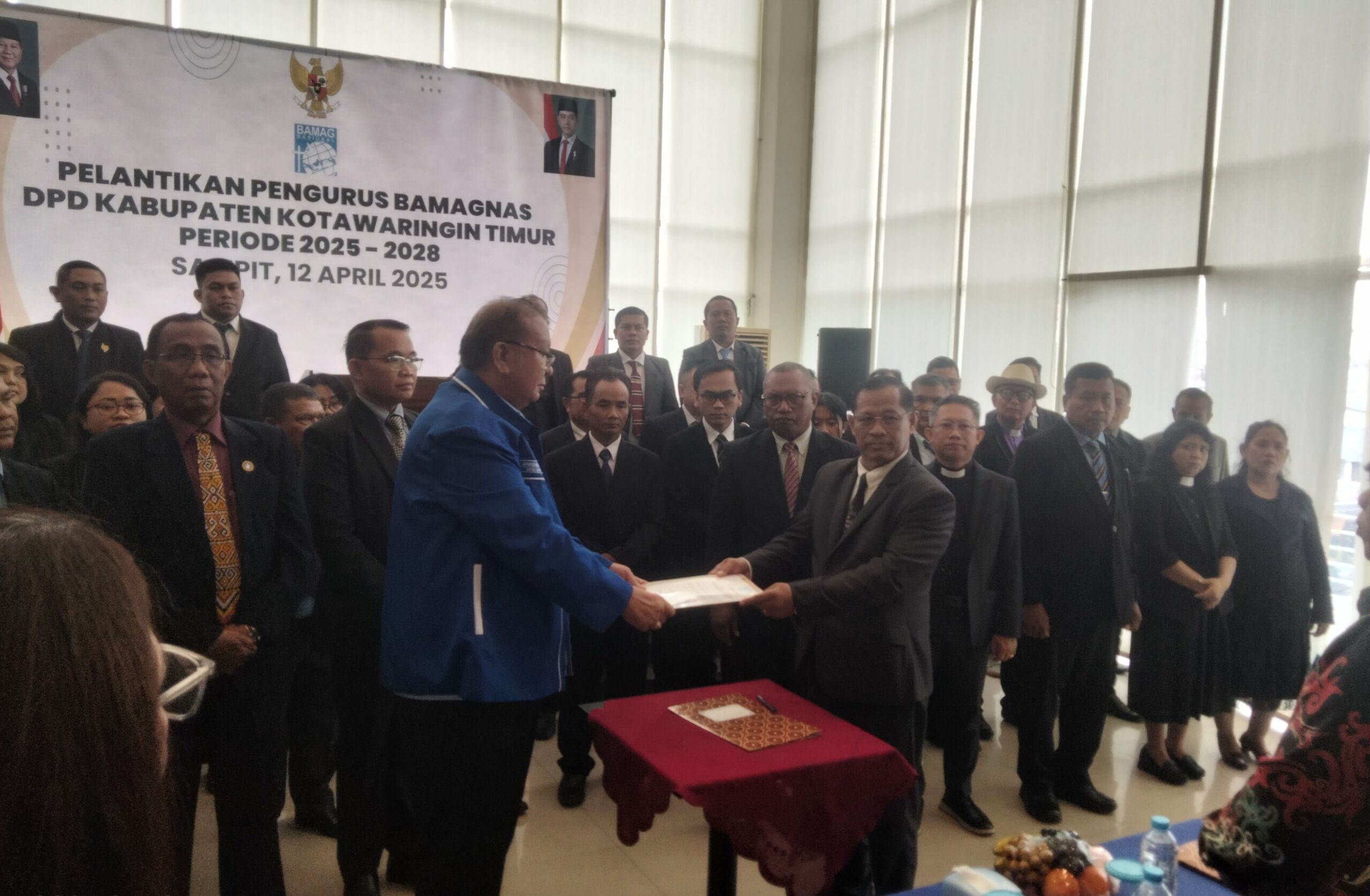 Bamagnas Kotim Masa Bakti 2025-2028 Dikukuhkan, Komitmen Rangkul Organisasi Gereja sampai ke Pedesaan