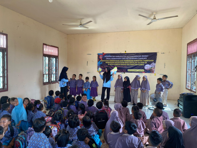 Bikin Anak Ketagihan Ikan, Ini Cara Jitu dari DPKP Kobar