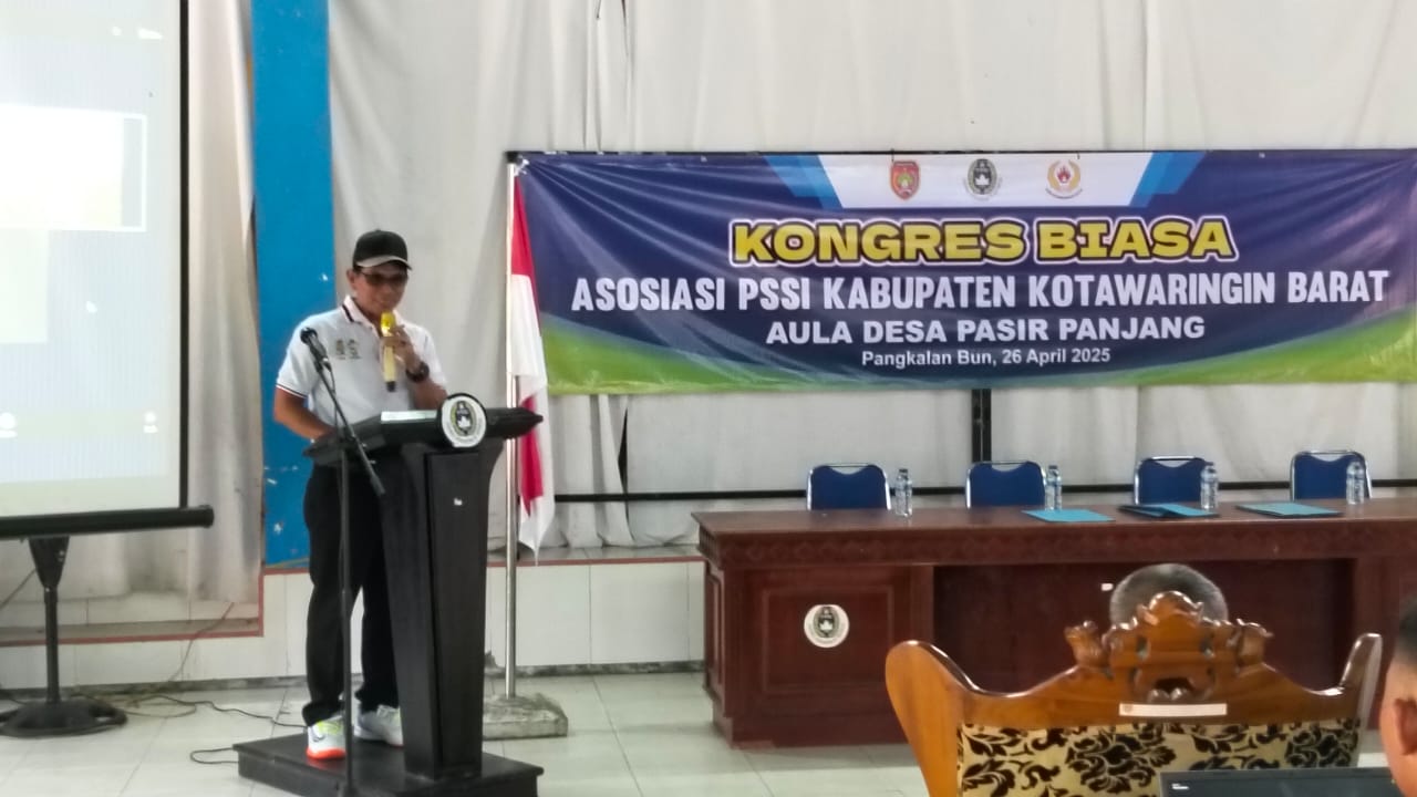 Kongres Askab PSSI Kobar, Kadispora Soroti Pentingnya Kolaborasi Demi Kemajuan Sepak Bola