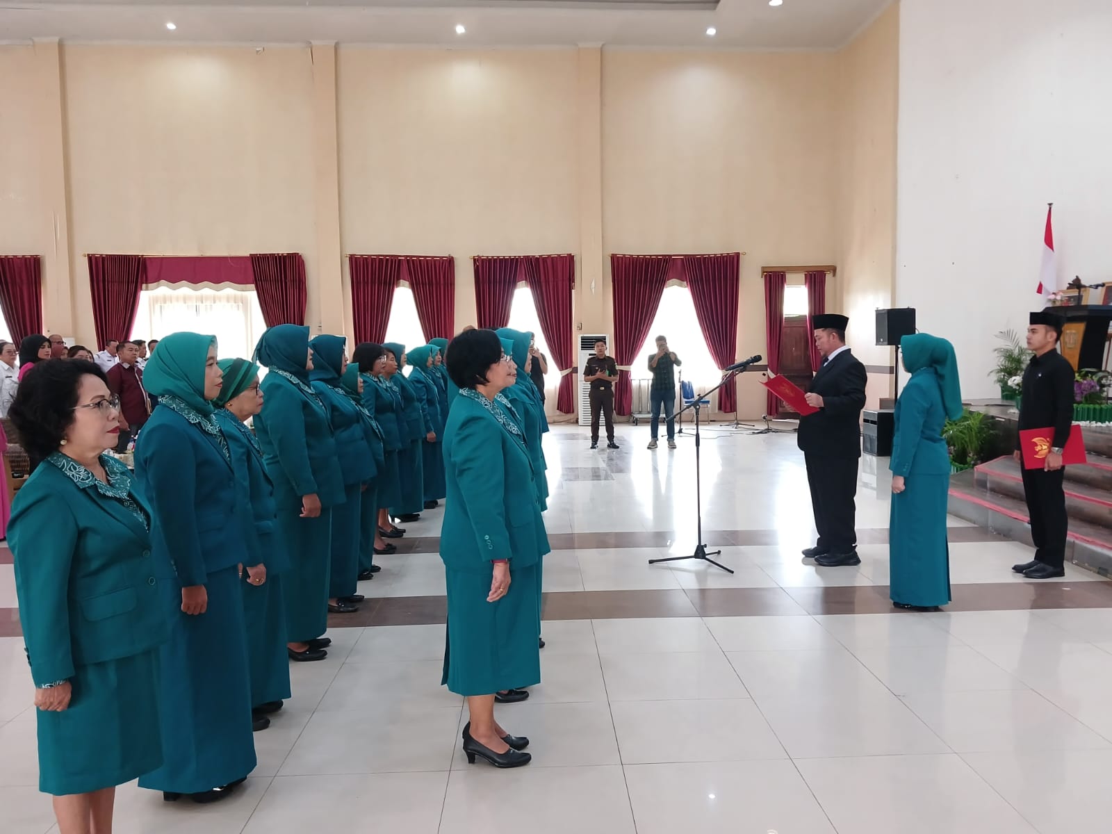 Lantik Pengurus TP PPK Katingan, Ini Harapan Bupati Saiful