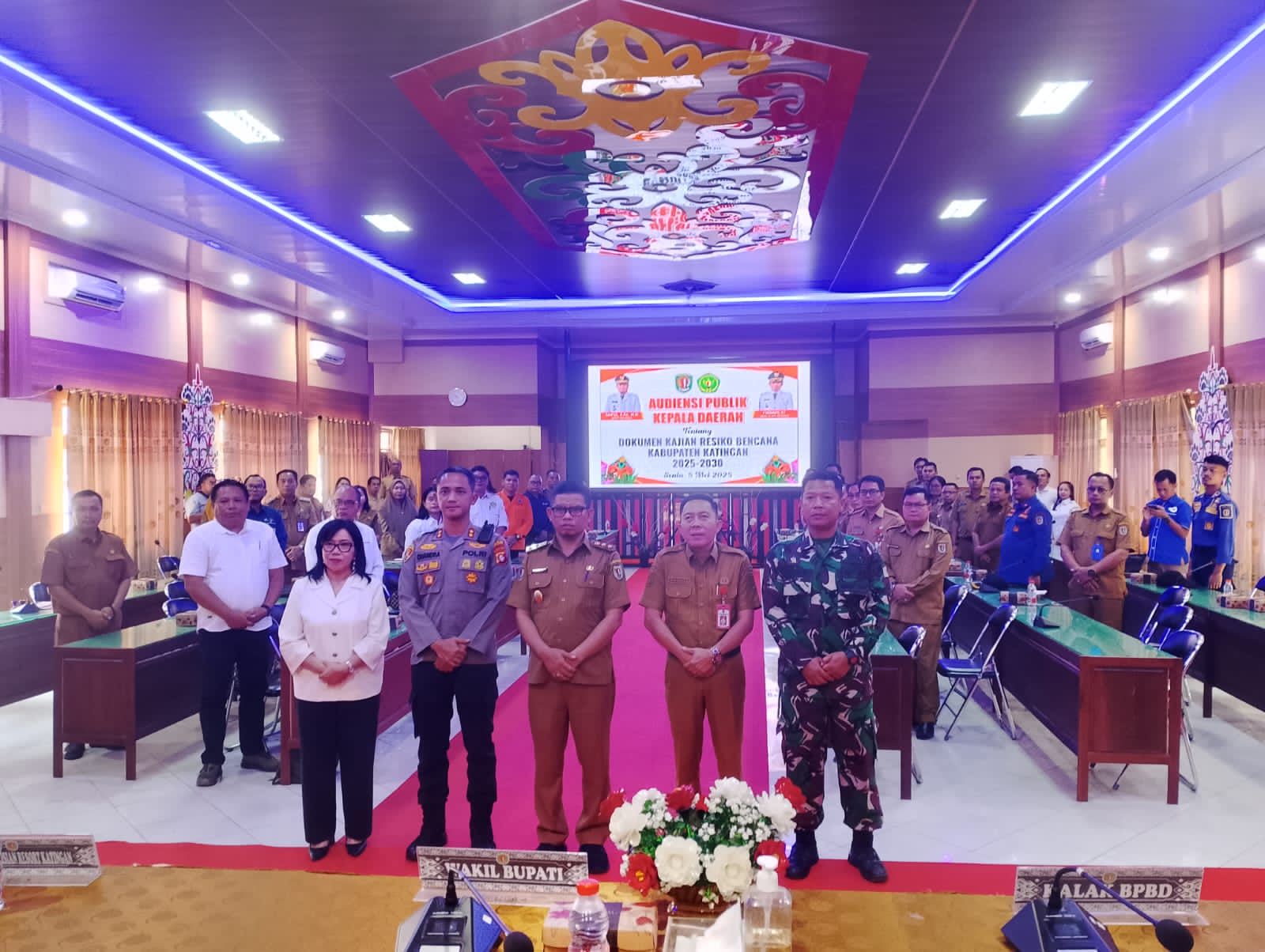 Pemkab Katingan Gelar Audiensi Penyusunan Dokumen Kajian Risiko Bencana