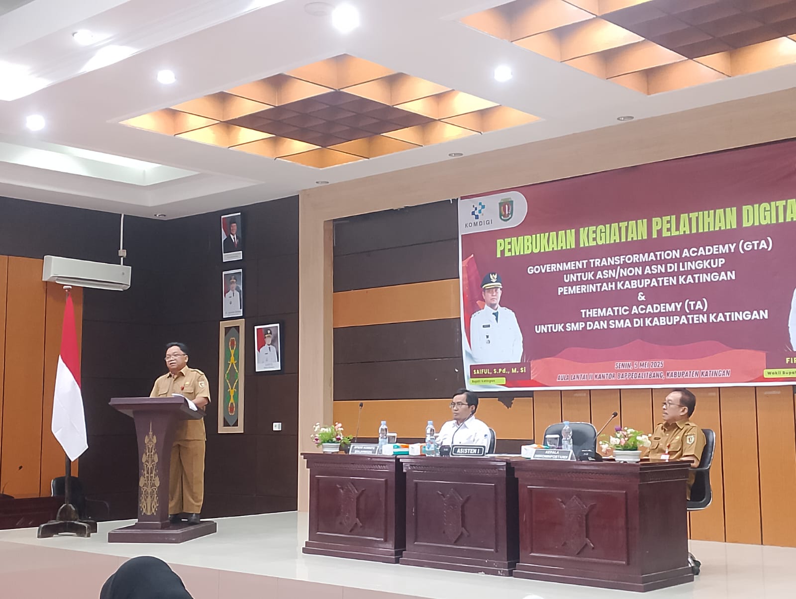 Percepat Transformasi Digital, Pemkab Katingan Dorong Kegiatan GTA dan TA 2025