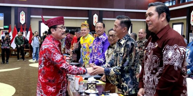 Pemkab Barut Perkuat Komitmen WTP Lewat Kehadiran di Sertijab BPK Kalteng