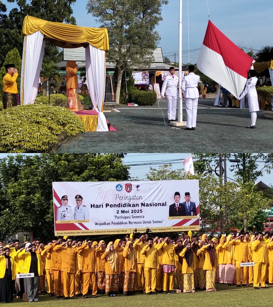 Bupati Kobar Pimpin Hardiknas 2025, Tegaskan Komitmen Pendidikan Bermutu untuk Semua