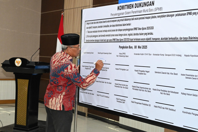 Pemkab Kobar Komitmen SPMB 2025 Dijalankan Tanpa Intervensi dan Diskriminasi