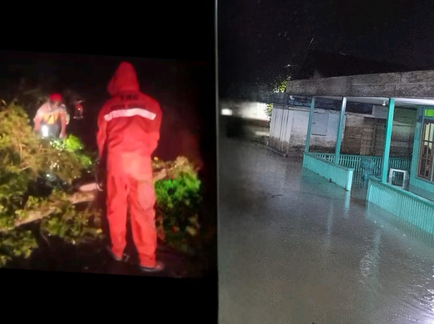 Cuaca Ekstrem, Sejumlah Lokasi di Pangkalan Bun Tergenang dan Pohon Tumbang