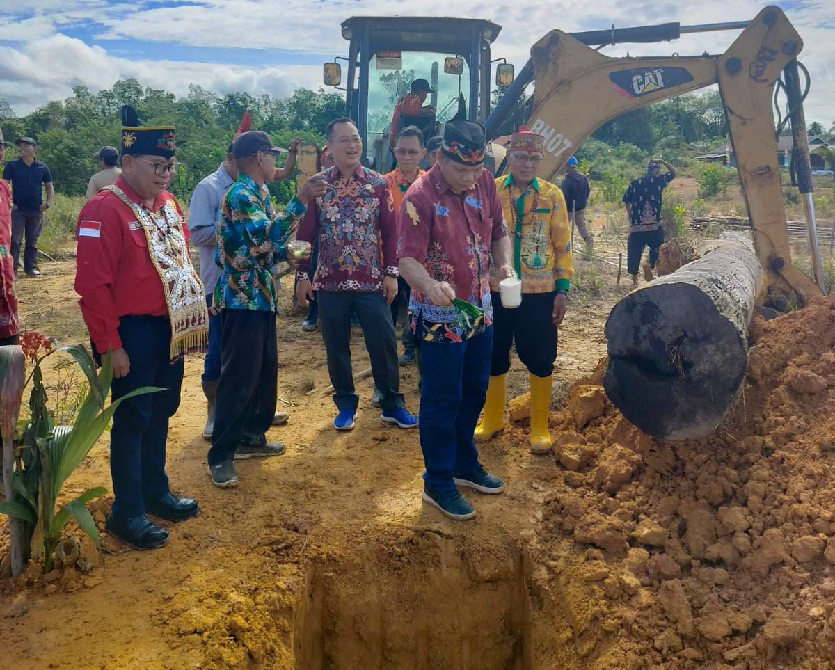 Rumah Betang Tualan Hulu Mulai Dibangun, Harapan Baru Wisata Budaya Kotim