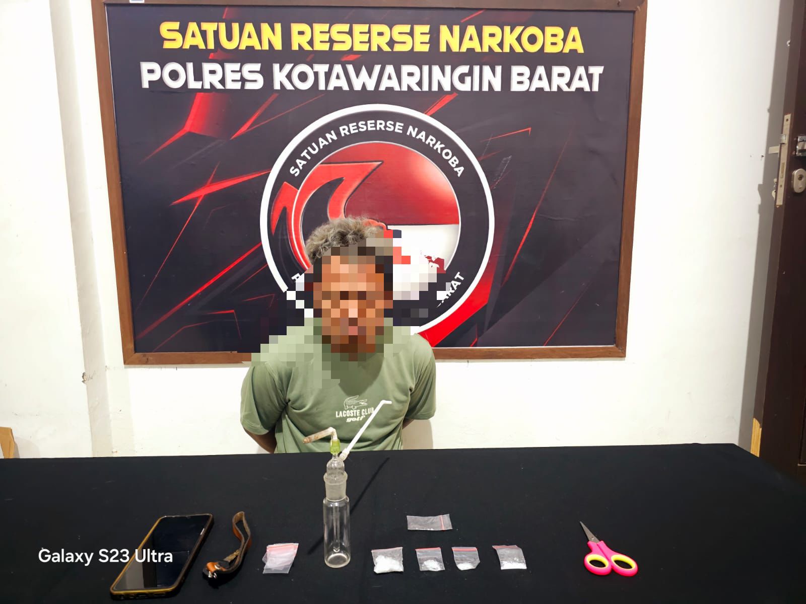 Sembunyikan Sabu di Bawah Seprai, Pria di Pangkalan Bun Ditangkap Polisi Saat Tengah Malam
