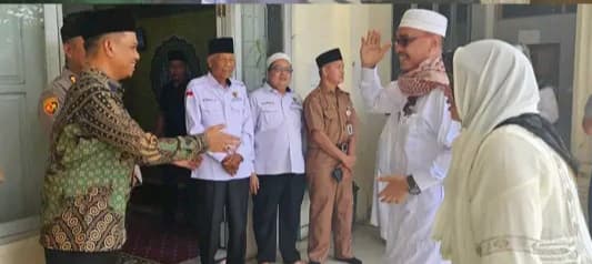 Sambut Kepulangan Jemaah Haji Katingan, Ini Pesan Wabup Firdaus