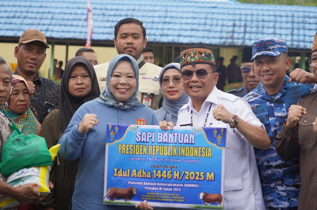 Pemprov Kalteng Salurkan Hewan Kurban dan Sembako Murah Jelang Iduladha