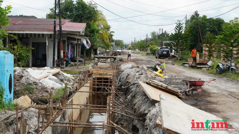 PUPR Palangka Raya Pacu Pembangunan Drainase, Progres Capai 50 Persen