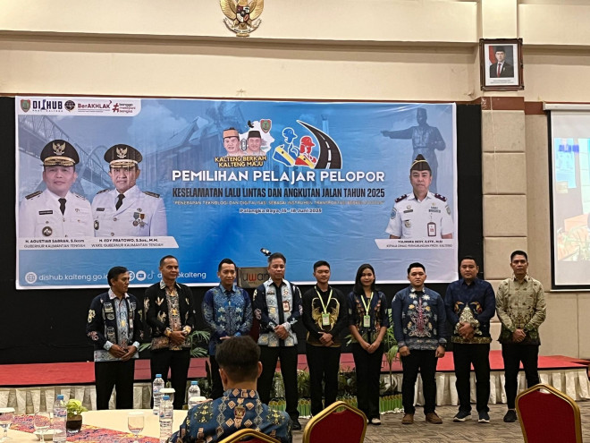 Dishub Kalteng Gelar Pemilihan Pelajar Pelopor Keselamatan LLAJ 2025