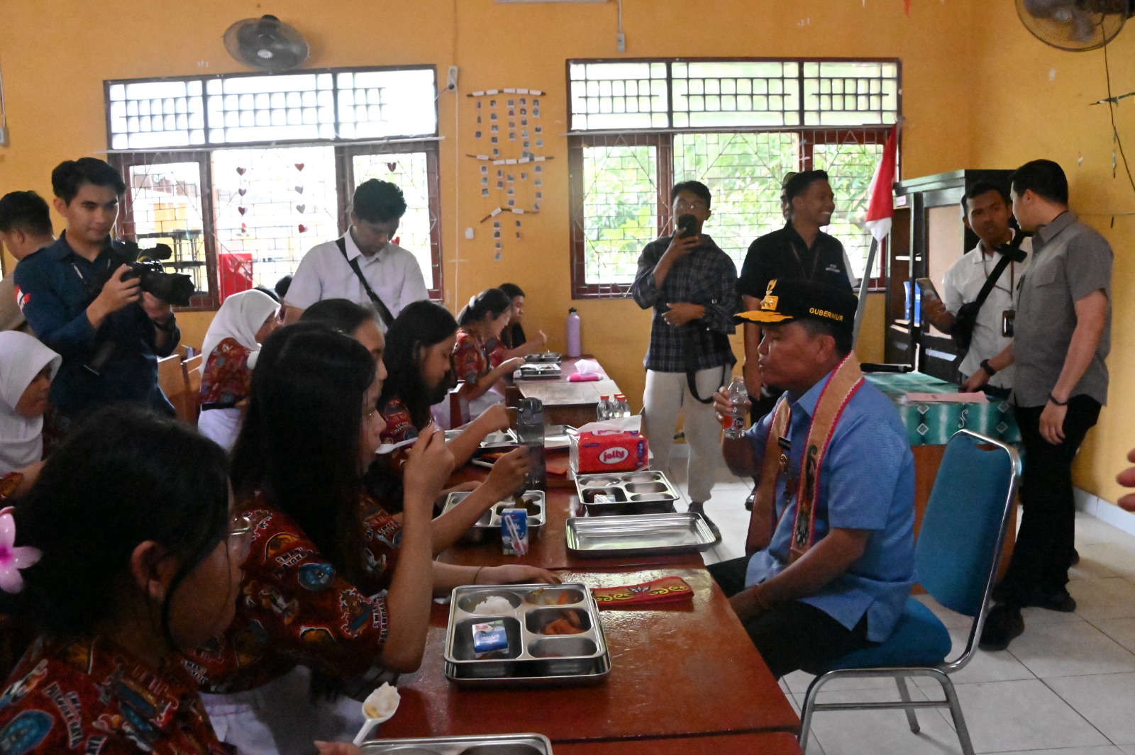 Tinjau MBG dan CKG di SMAN 3 Palangka Raya, Ini Kata Gubernur Kalteng