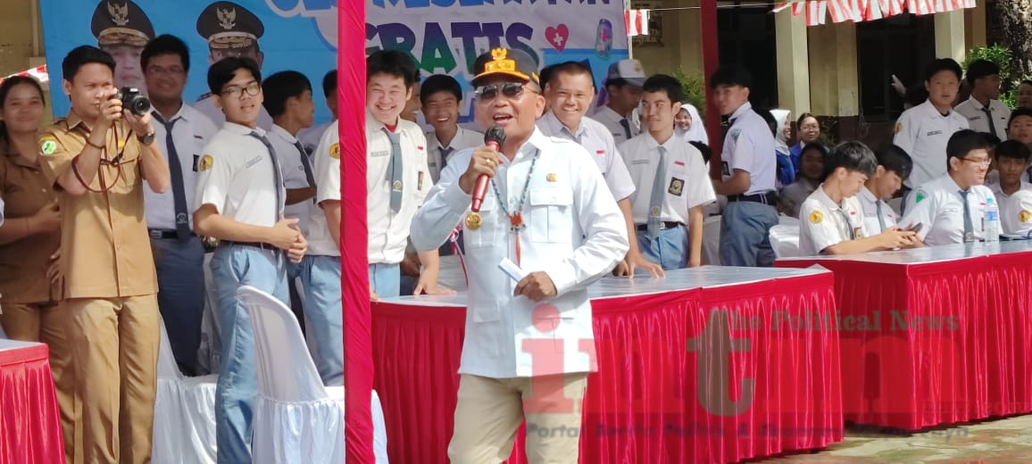 Di Hadapan Ratusan Siswa, Gubernur Agustiar Tekankan Pentingnya Disiplin dan Kerja Keras
