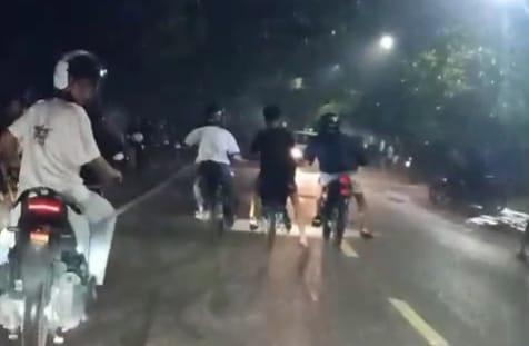 Balap Liar Kuasai Jalan Pasir Panjang, Warga Geram Nyawa Jadi Taruhan