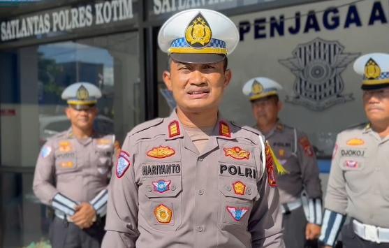 Sambut HUT Lalu Lintas Bhayangkara ke-70, Sat Lantas Polres Kotim Gelar Anjangsana dan Baksos