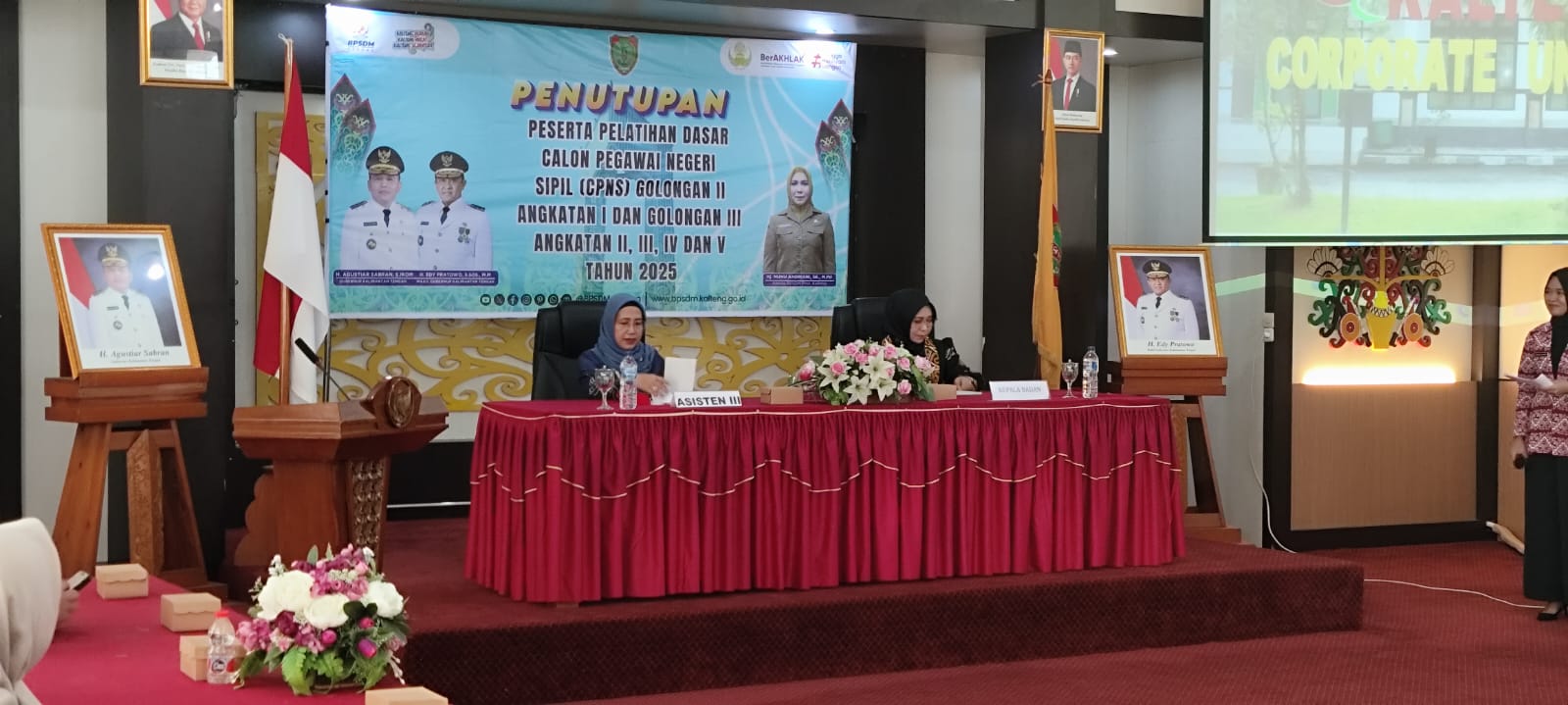 Kepala BPSDM Kalteng Pesankan CPNS Terapkan Nilai ASN BerAKHLAK