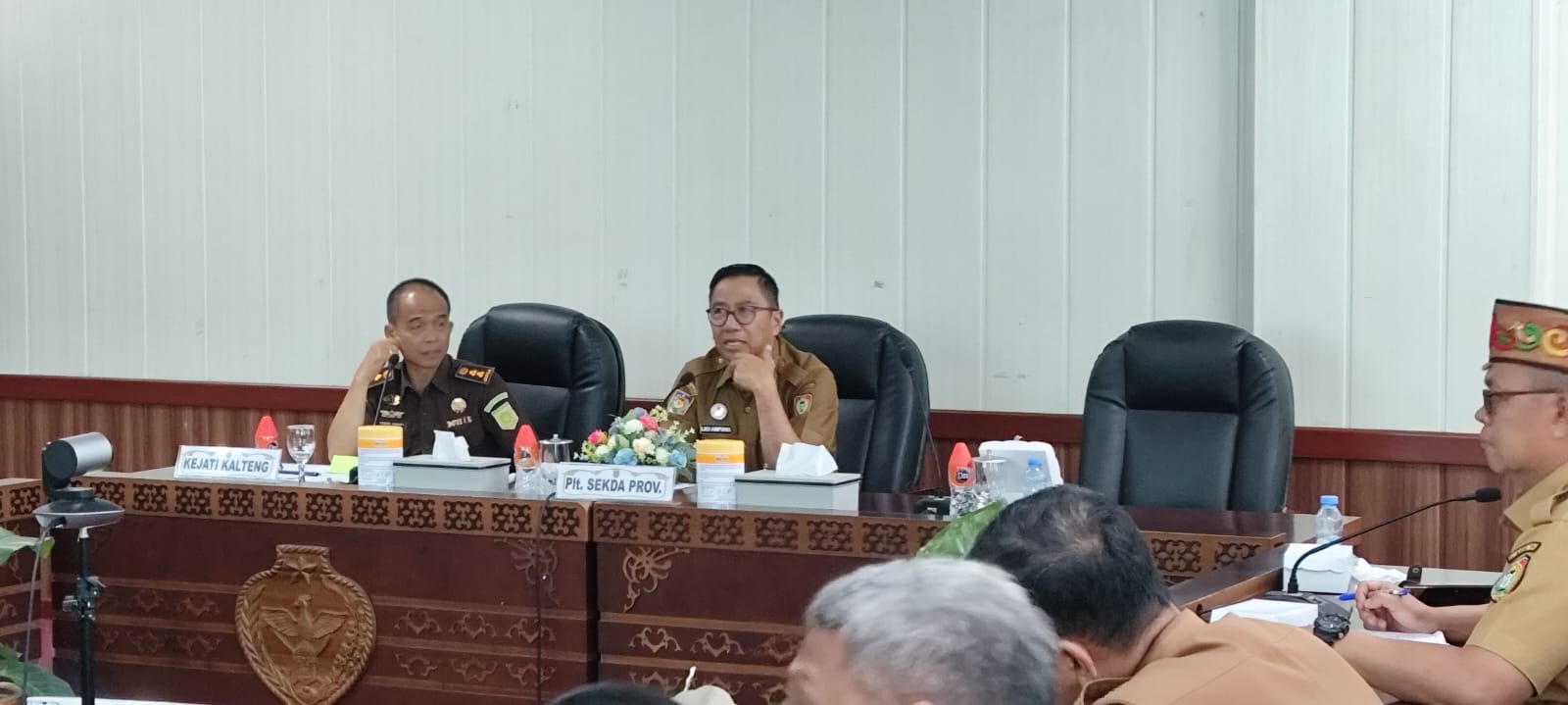 Rapat Persiapan Kedatangan Menteri dan Jamintel Digelar di Ruang Bajakah