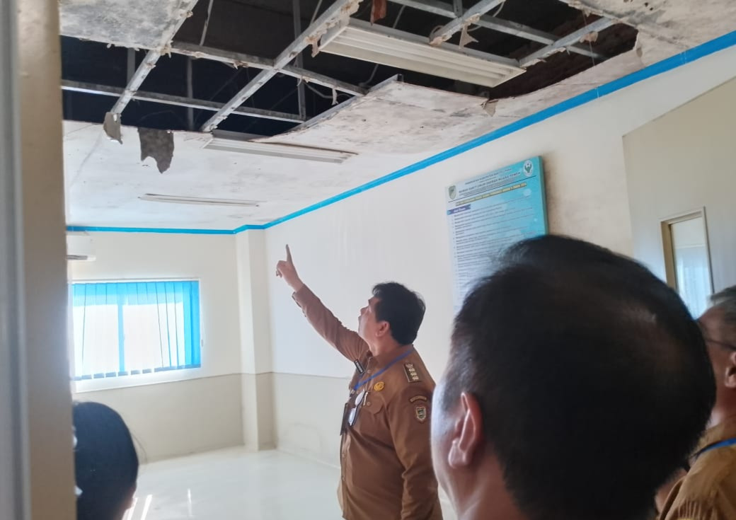 Tinjau RSUD di Hari Pertama Kerja, Bupati dan Wakil Bupati Barito Utara Terkejut Banyak Ruangan Rusak